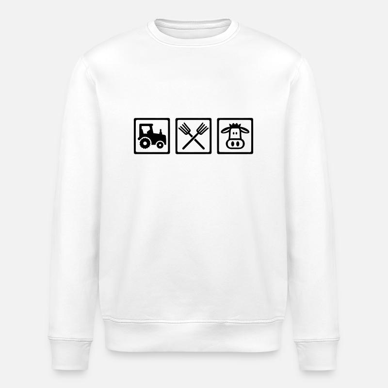 Paysan - Sweat bio ROLLER Stanley/Stella Unisexe - blanc