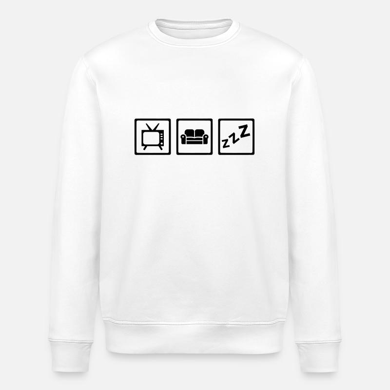 Chillen - Stanley/Stella Unisex Bio-Sweatshirt ROLLER - Weiß