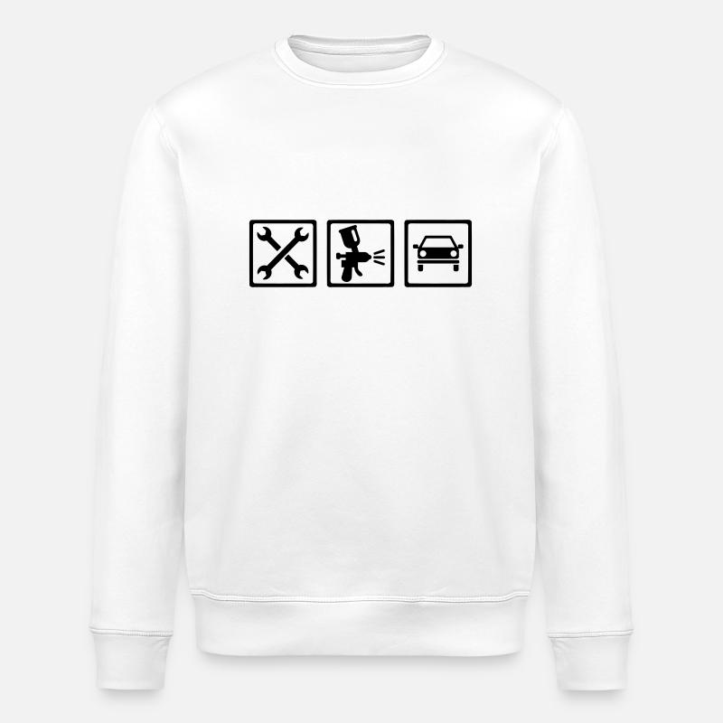 Laqueur - Sweat bio ROLLER Stanley/Stella Unisexe - blanc