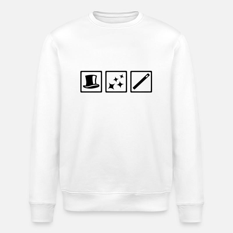 Zauberer - Stanley/Stella Unisex Bio-Sweatshirt ROLLER - Weiß