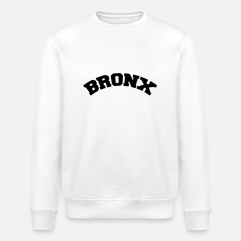 bronx - Stanley/Stella ROLLER Unisex Organic Sweatshirt - white