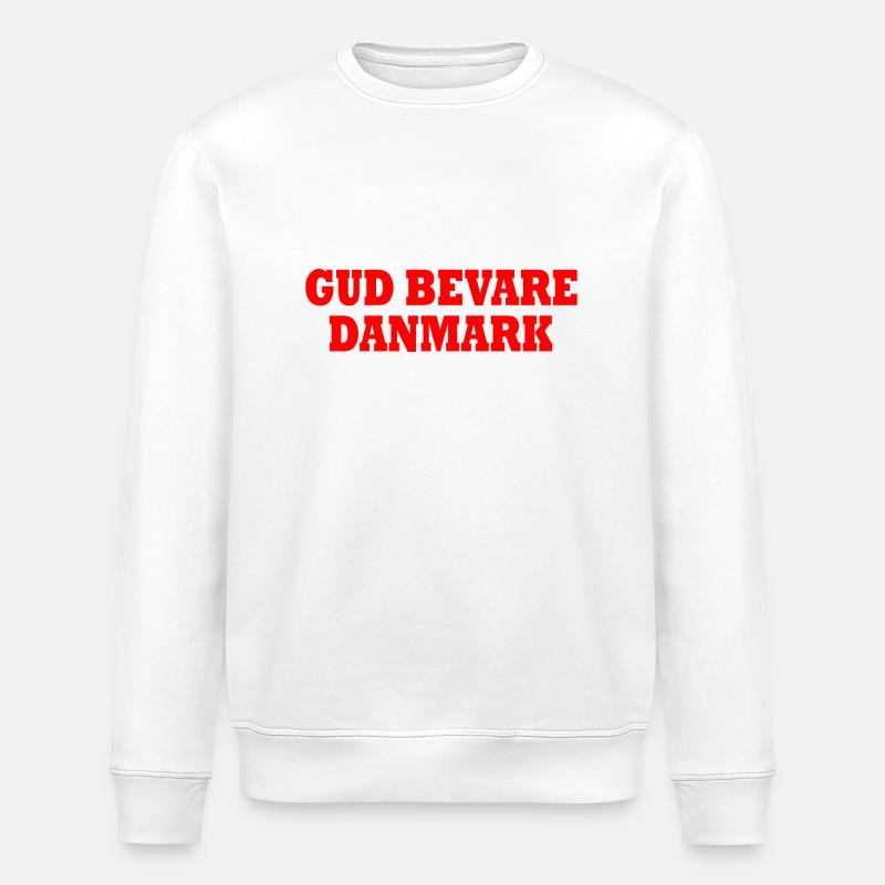 Gud bevare danmark - Sweat bio ROLLER Stanley/Stella Unisexe - blanc