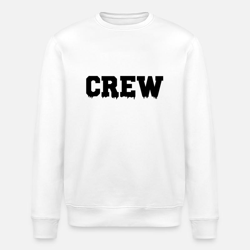 crew - Stanley/Stella ROLLER Unisex Organic Sweatshirt - white