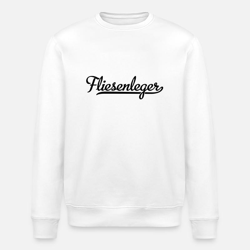 Fliesenleger - Stanley/Stella Unisex Bio-Sweatshirt ROLLER - Weiß