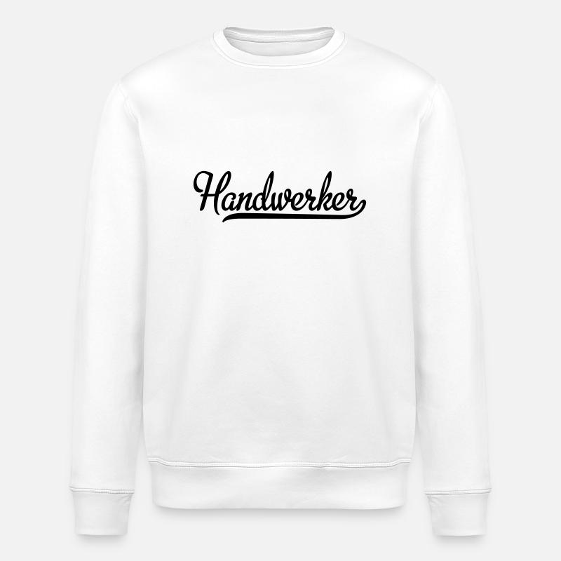 Handwerker - Stanley/Stella Unisex Bio-Sweatshirt ROLLER - Weiß