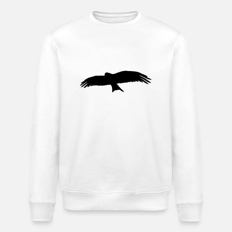 bird - Stanley/Stella ROLLER Unisex Organic Sweatshirt - white