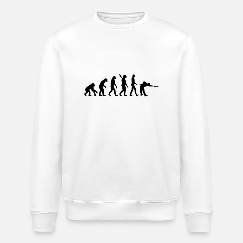 Billard - Stanley/Stella Unisex Bio-Sweatshirt ROLLER - Weiß
