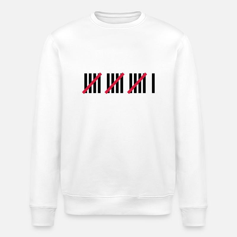 16ème Anniversaire - Sweat bio ROLLER Stanley/Stella Unisexe - blanc