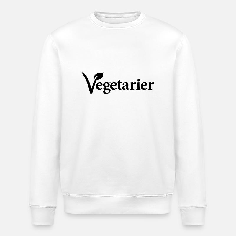 Vegetarier - Stanley/Stella Unisex Bio-Sweatshirt ROLLER - Weiß