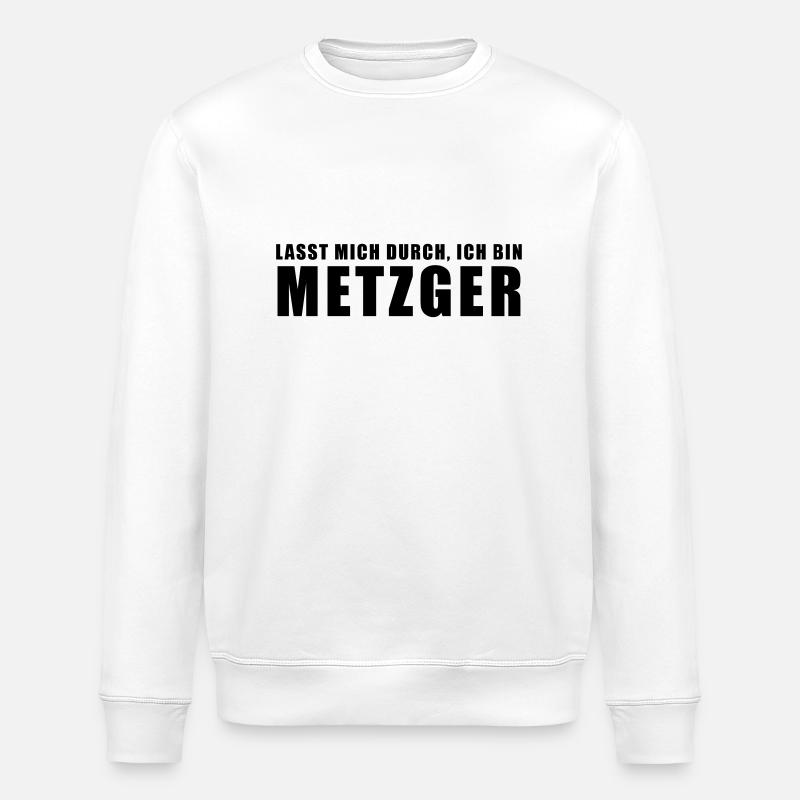 butcher - Stanley/Stella ROLLER Unisex Organic Sweatshirt - white