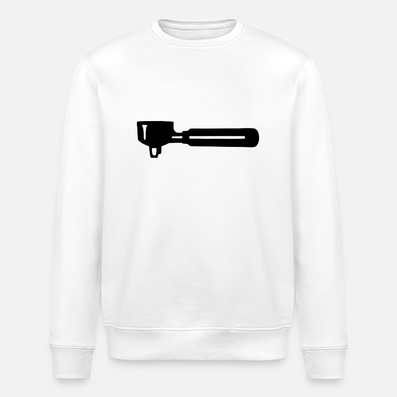 Kaffeemaschine - Siebträger - Stanley/Stella Unisex Bio-Sweatshirt ROLLER - Weiß