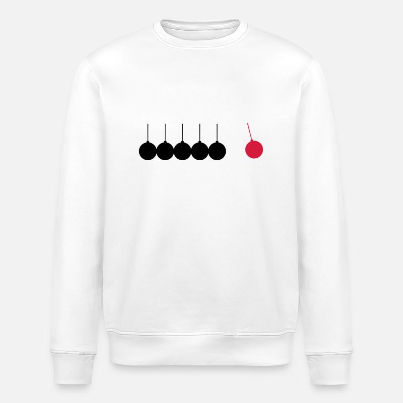 Physik Pendel - Stanley/Stella Unisex Bio-Sweatshirt ROLLER - Weiß