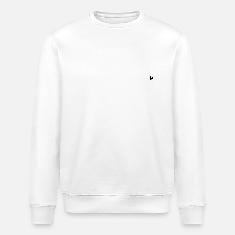 Angelina Cursive Name - Stanley/Stella ROLLER Unisex Organic Sweatshirt - white