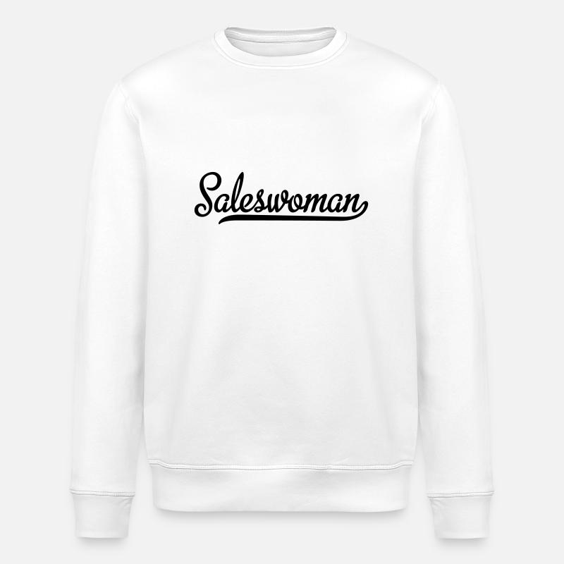 Verkäuferin - Stanley/Stella Unisex Bio-Sweatshirt ROLLER - Weiß