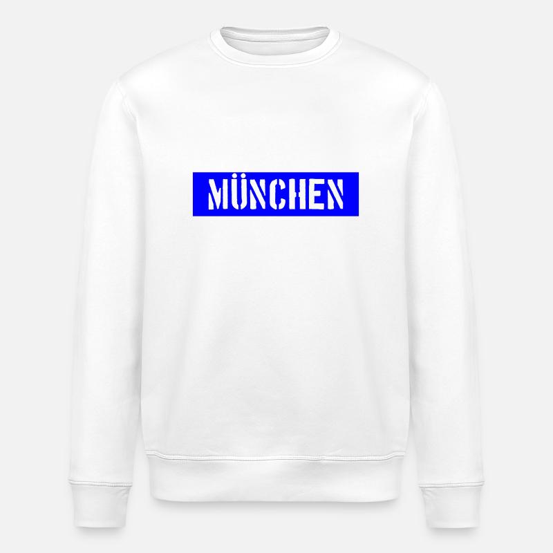 München - Munich - Bayern - Sweat bio ROLLER Stanley/Stella Unisexe - blanc