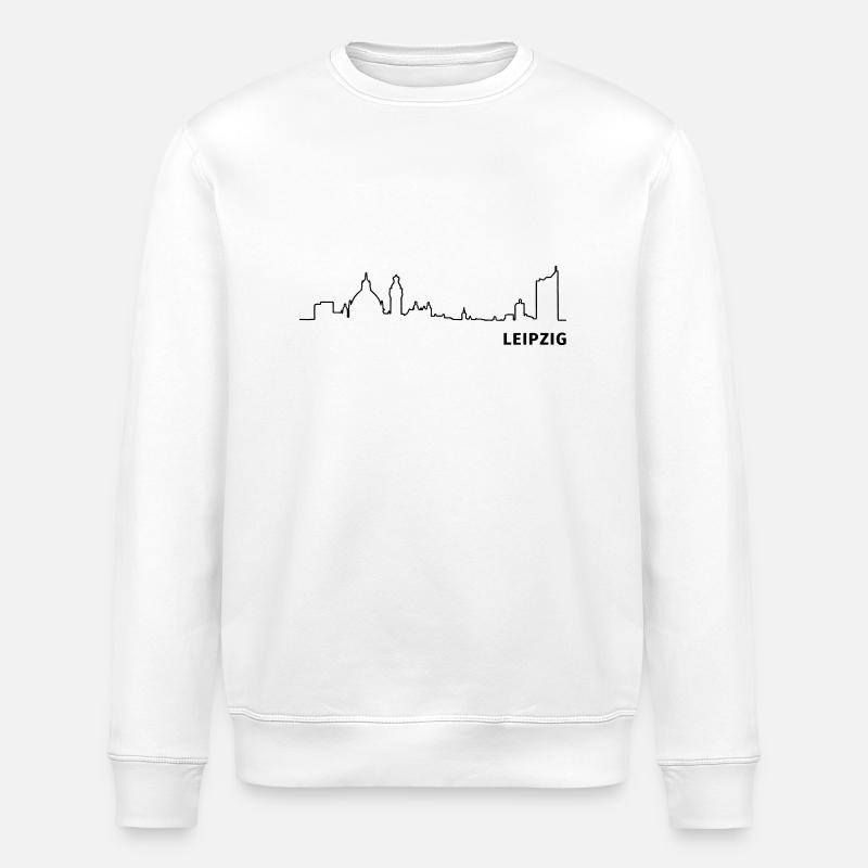Leipzig - Stanley/Stella Unisex Bio-Sweatshirt ROLLER - Weiß