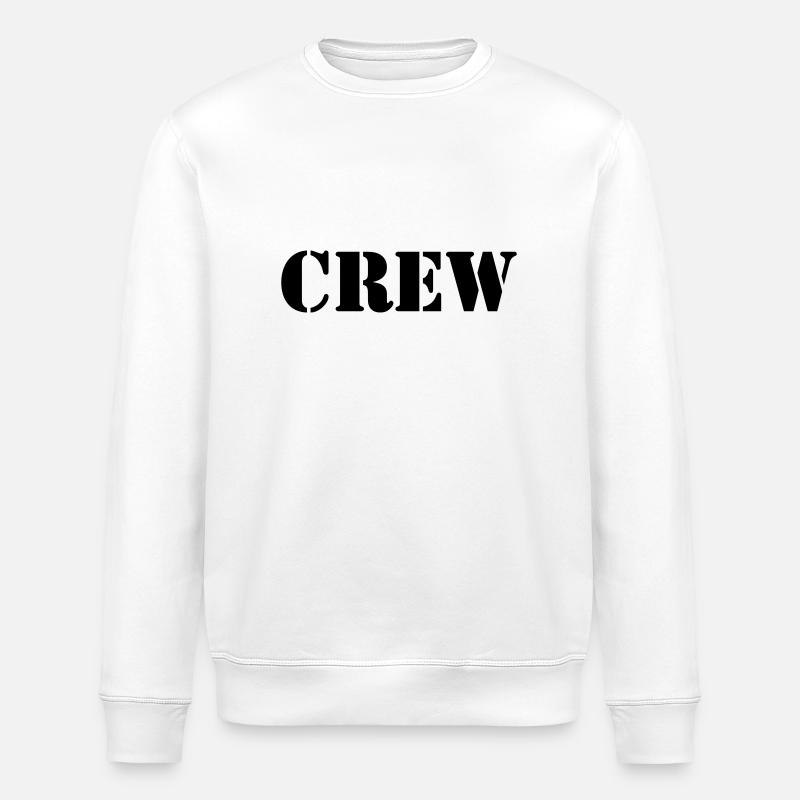 crew - Sweat bio ROLLER Stanley/Stella Unisexe - blanc