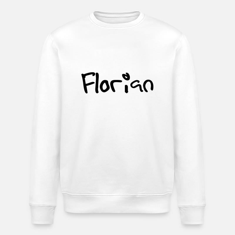 florian - Sweat bio ROLLER Stanley/Stella Unisexe - blanc