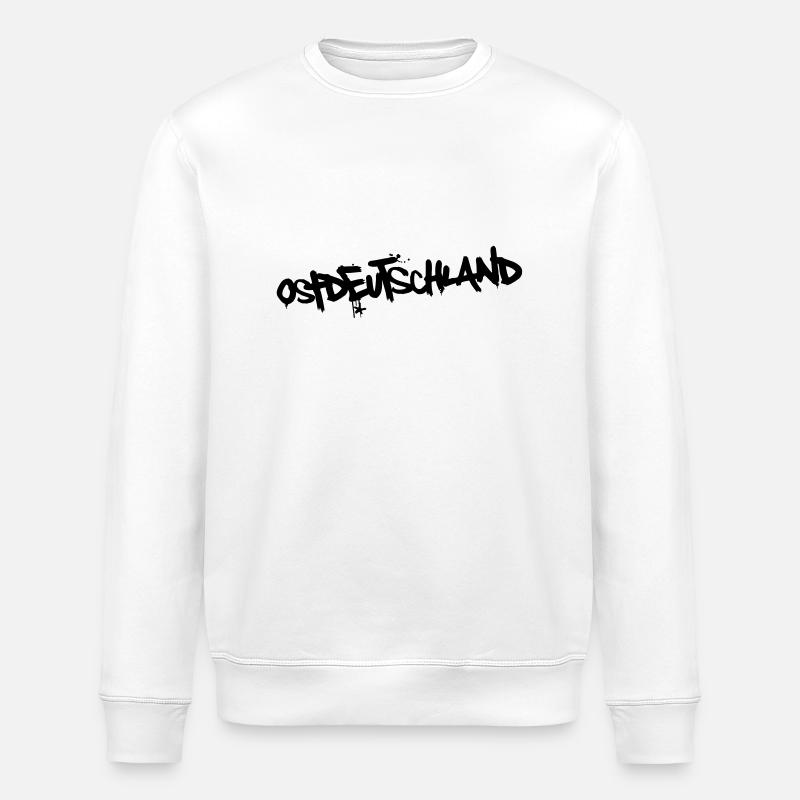 Allemagne de l'Est (c.) - Sweat bio ROLLER Stanley/Stella Unisexe - blanc