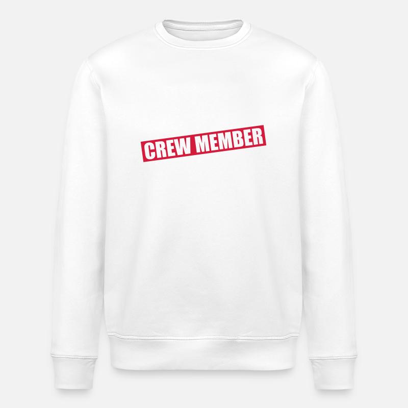 crew_member_sm1 - Stanley/Stella Unisex Bio-Sweatshirt ROLLER - Weiß