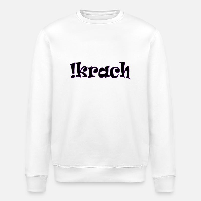 Krach - Stanley/Stella Unisex Bio-Sweatshirt ROLLER - Weiß