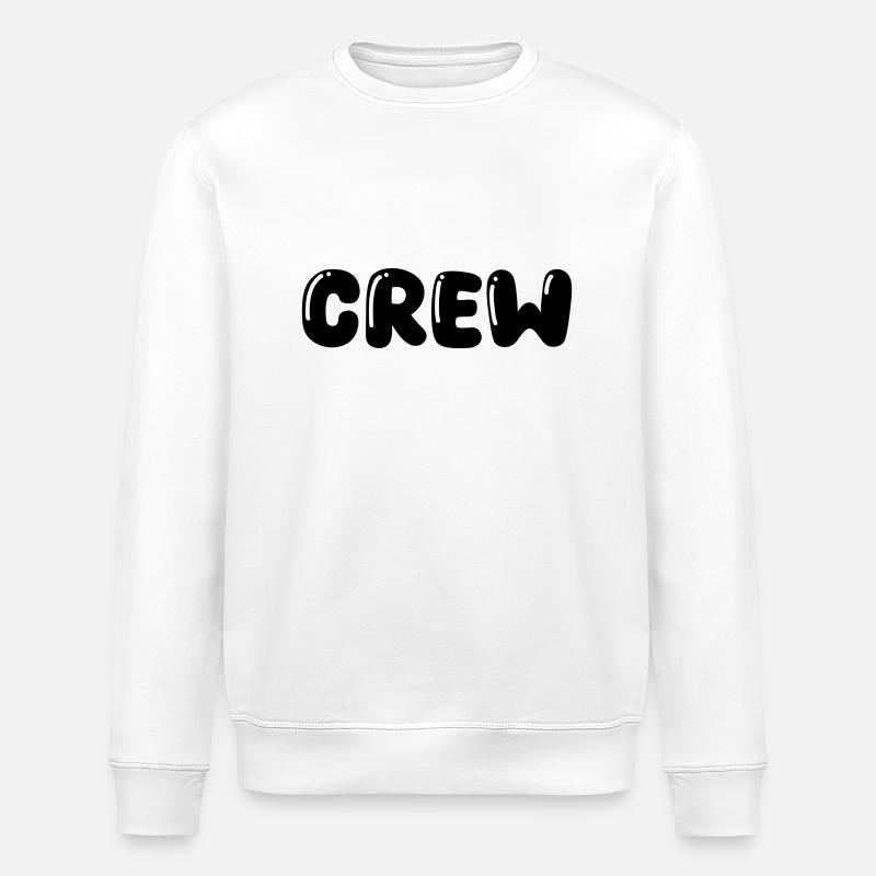 Crew - Stanley/Stella ROLLER Unisex Organic Sweatshirt - white