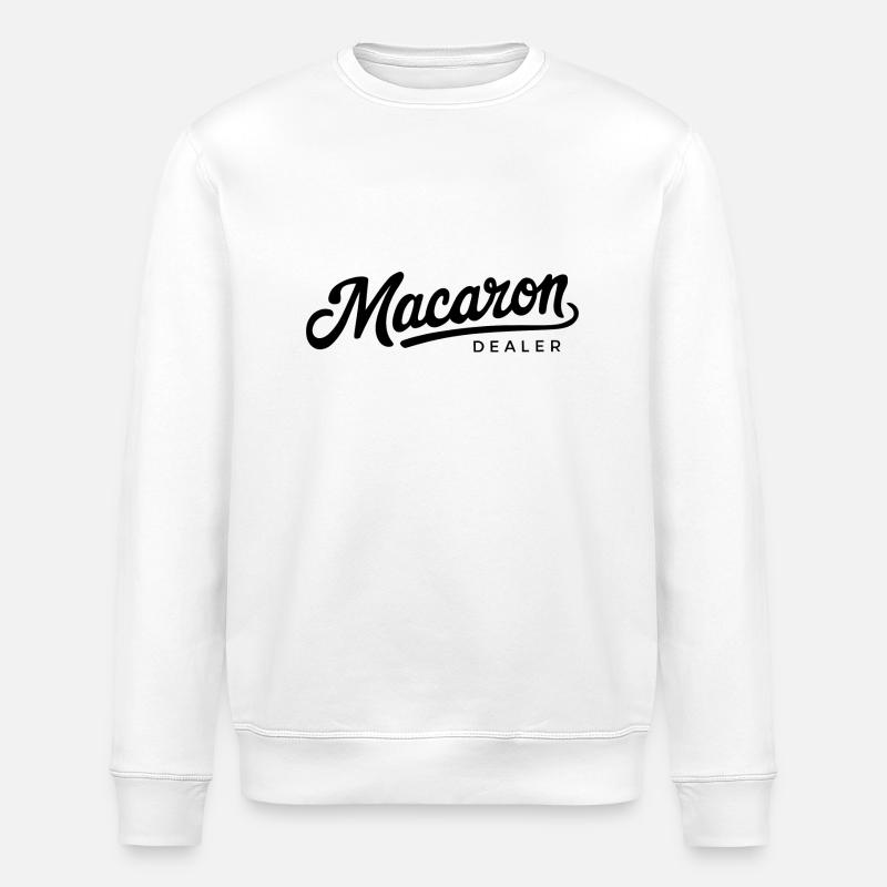 L’amour des desserts français - Sweat bio ROLLER Stanley/Stella Unisexe - blanc