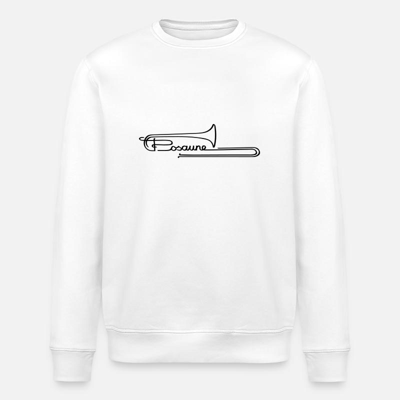 Trombone 2 - Sweat bio ROLLER Stanley/Stella Unisexe - blanc