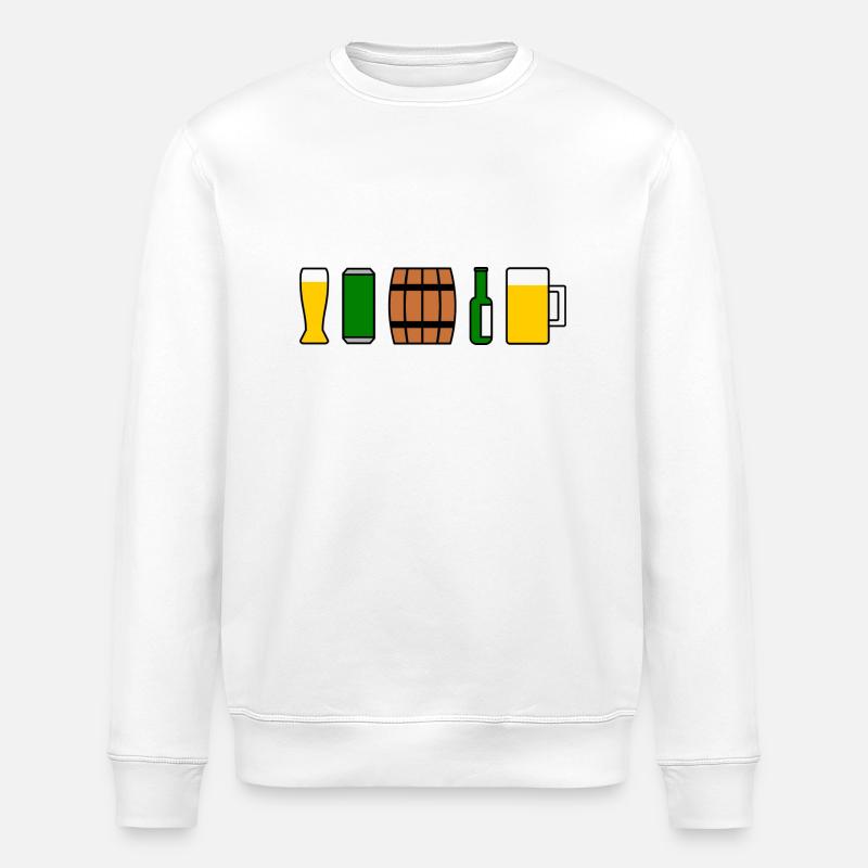 Bier - Stanley/Stella Unisex Bio-Sweatshirt ROLLER - Weiß