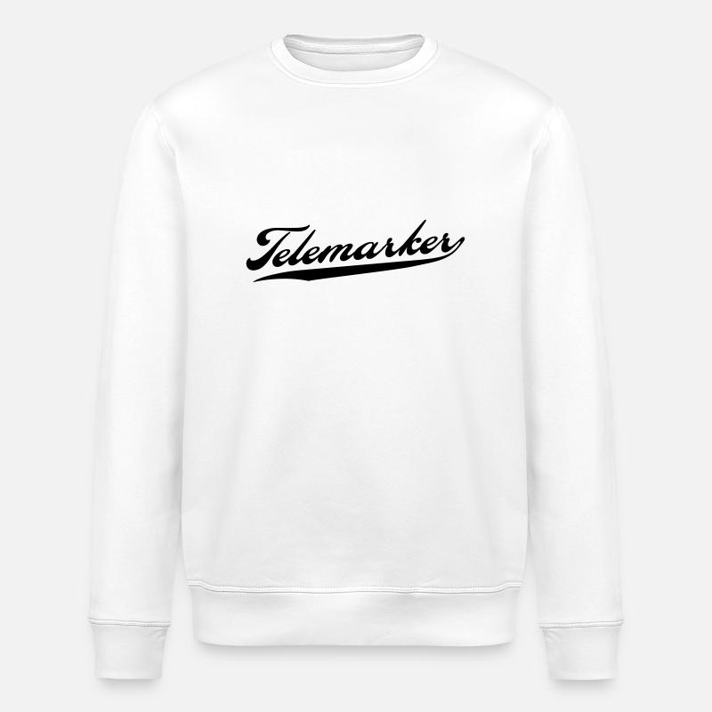 telemarker - Sweat bio ROLLER Stanley/Stella Unisexe - blanc