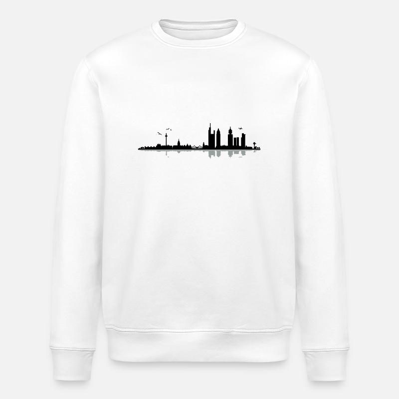 Frankfurt Skyline - Stanley/Stella Unisex Bio-Sweatshirt ROLLER - Weiß