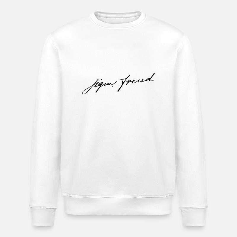 Sigmund Freud - Stanley/Stella ROLLER Unisex Organic Sweatshirt - white