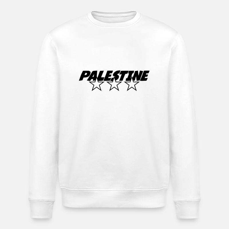 Palestine - Sweat bio ROLLER Stanley/Stella Unisexe - blanc