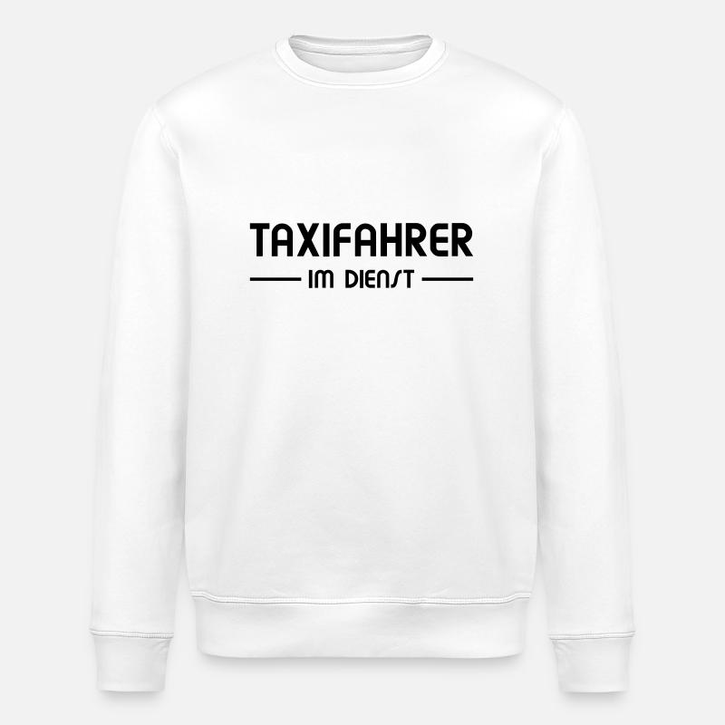 Taxifahrer im Dienst - Stanley/Stella Unisex Bio-Sweatshirt ROLLER - Weiß