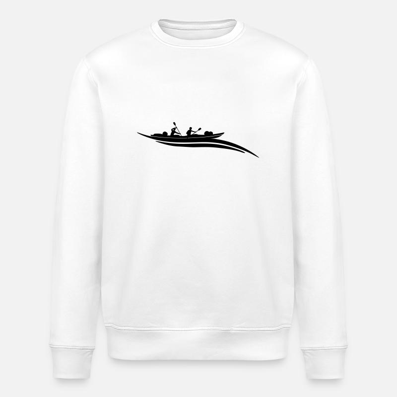 Kanu Welle - Stanley/Stella Unisex Bio-Sweatshirt ROLLER - Weiß