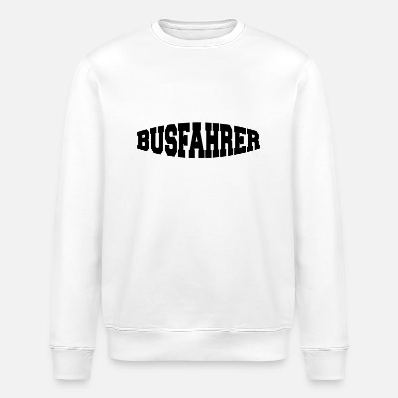 busfahrer - Stanley/Stella Unisex Bio-Sweatshirt ROLLER - Weiß