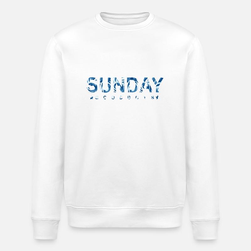 SUNDAY - Sweat bio ROLLER Stanley/Stella Unisexe - blanc