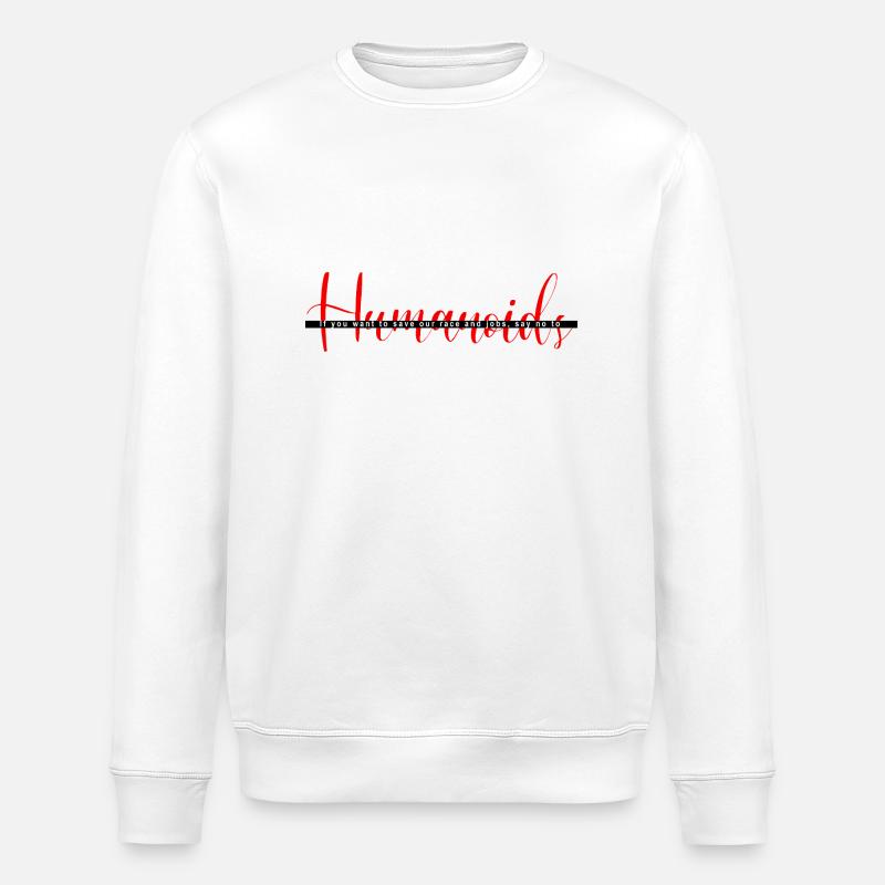 Humanoid - Stanley/Stella Unisex Bio-Sweatshirt ROLLER - Weiß