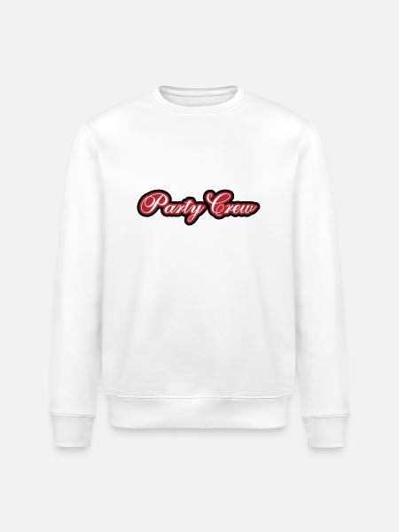 Party Crew - Stanley/Stella ROLLER Unisex Organic Sweatshirt - white