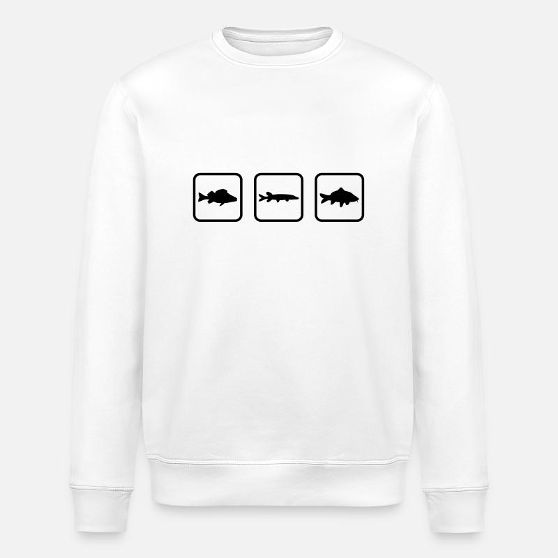 petri_heil_4__f1 - Stanley/Stella Unisex Bio-Sweatshirt ROLLER - Weiß