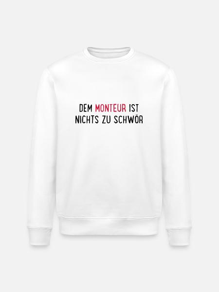 monteur - Stanley/Stella Unisex Bio-Sweatshirt ROLLER - Weiß
