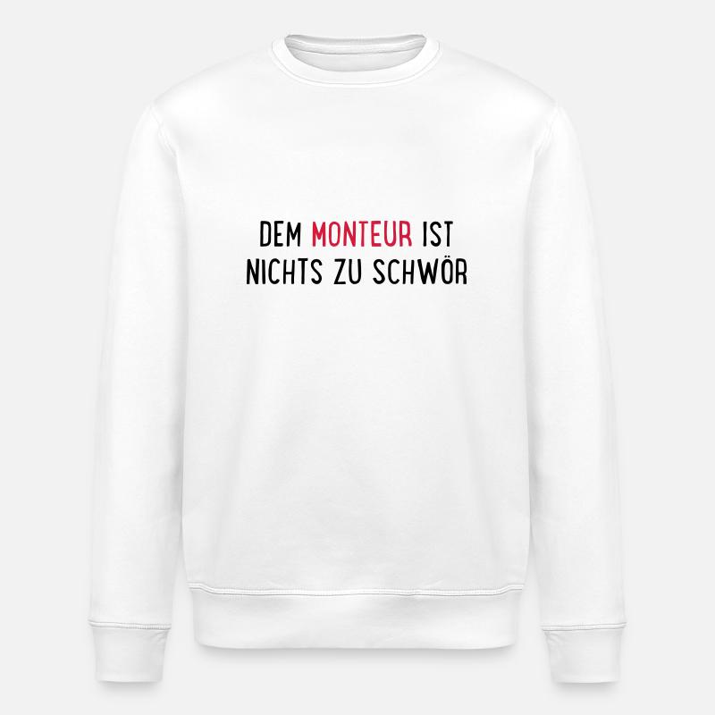 monteur - Stanley/Stella Unisex Bio-Sweatshirt ROLLER - Weiß
