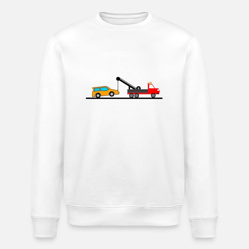Dépanneuse - Sweat bio ROLLER Stanley/Stella Unisexe - blanc