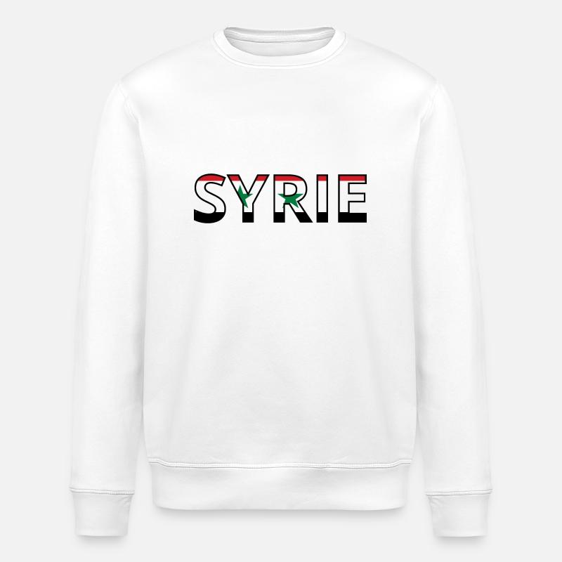 Drapeau Syrie - Sweat bio ROLLER Stanley/Stella Unisexe - blanc