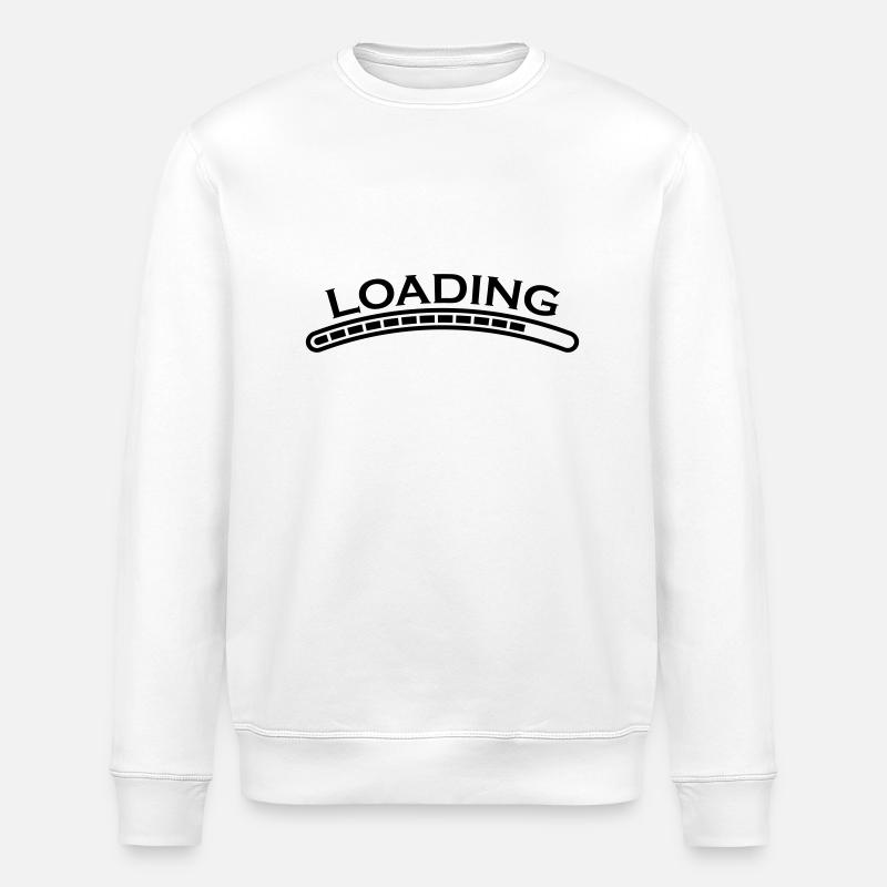 loading bar - Stanley/Stella ROLLER Unisex Organic Sweatshirt - white