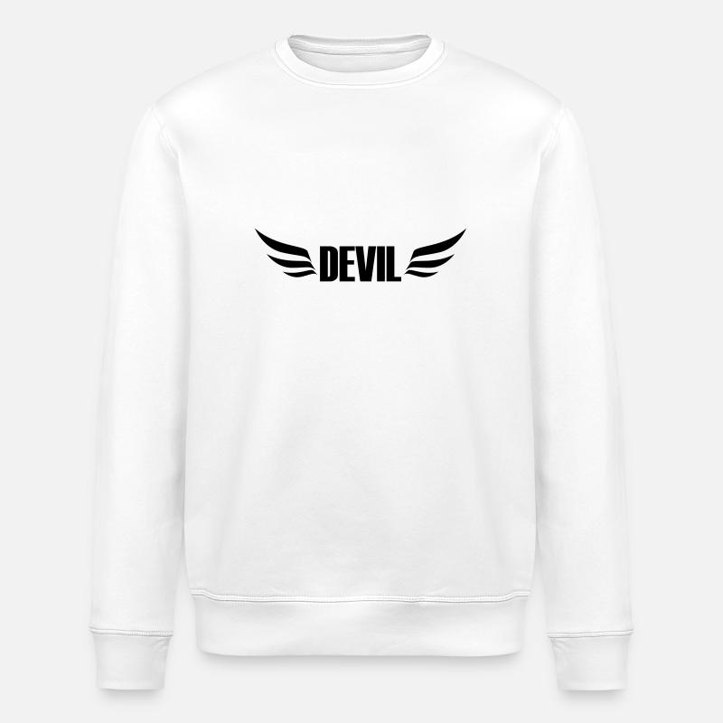 devil - Stanley/Stella Unisex Bio-Sweatshirt ROLLER - Weiß