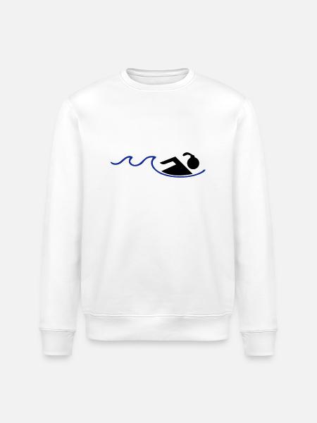 nageur - Sweat bio ROLLER Stanley/Stella Unisexe - blanc