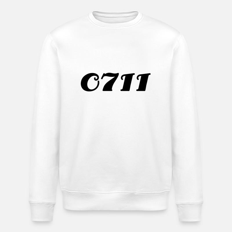 0711 - Stanley/Stella ROLLER Unisex Organic Sweatshirt - white