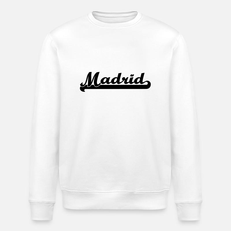 madrid - Stanley/Stella ROLLER Unisex Organic Sweatshirt - white