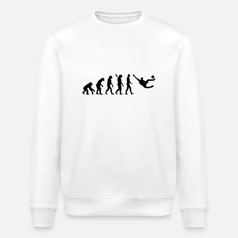 Evolution Fussball - Stanley/Stella Unisex Bio-Sweatshirt ROLLER - Weiß